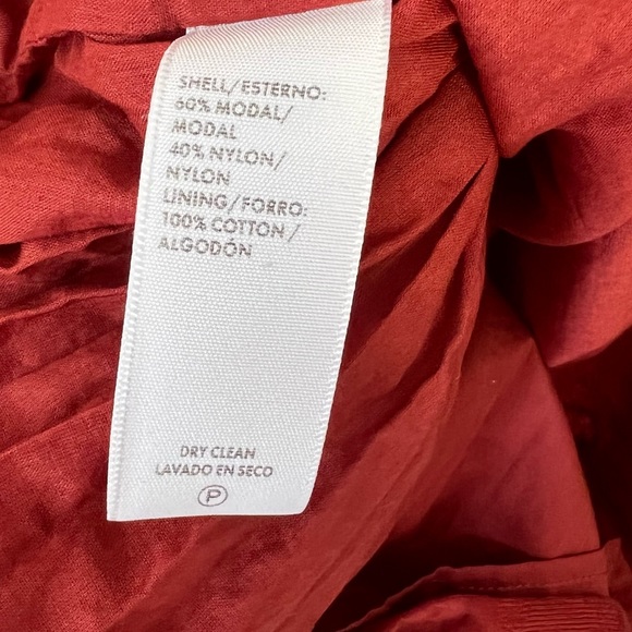 Rebecca Minkoff Belted Mini Dress brick color - Picture 7 of 7